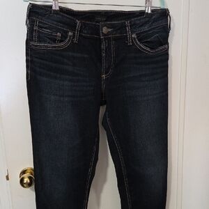 Silver Jeans Dark Wash Women's Skinny Jeans